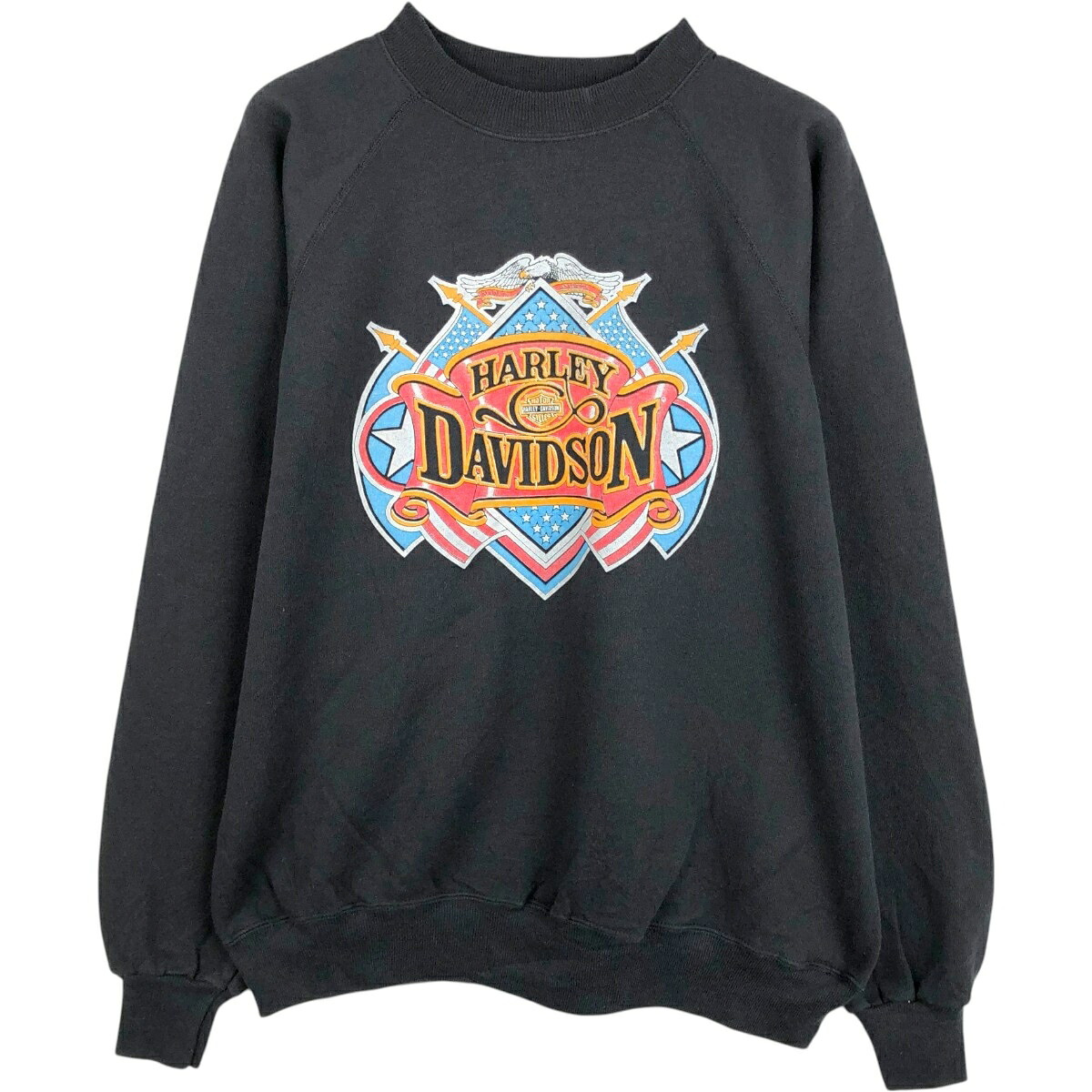 Hanes/ヘインズ Harley-Davidson ハーレーダビッドソン アドバタイジング スウェットシャツ トレーナー