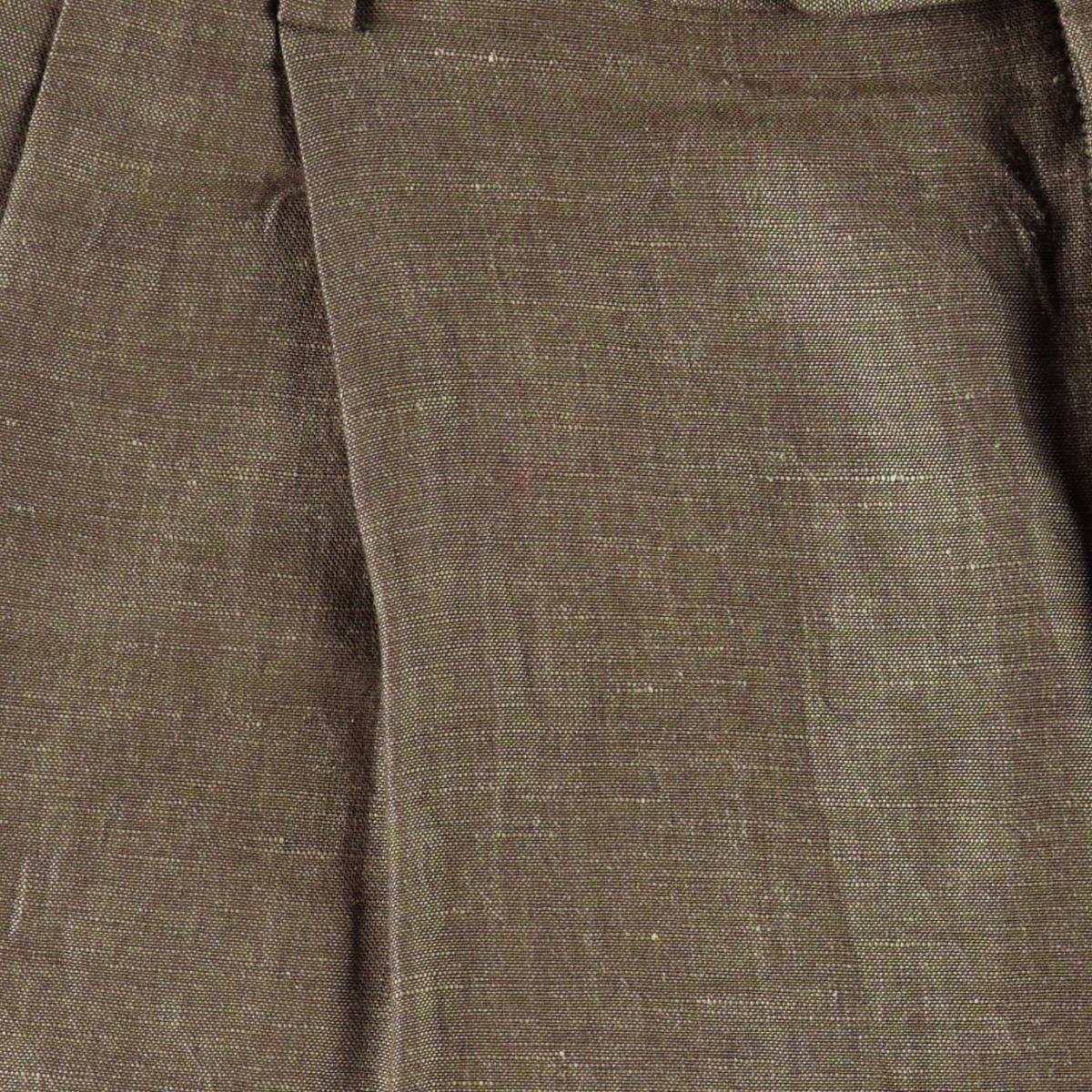 古着 LOUIS RAPHAEL ROSSO ツータック リネンパンツ スラックス メンズw34相当 /eaa678491 【中古】 【261010】