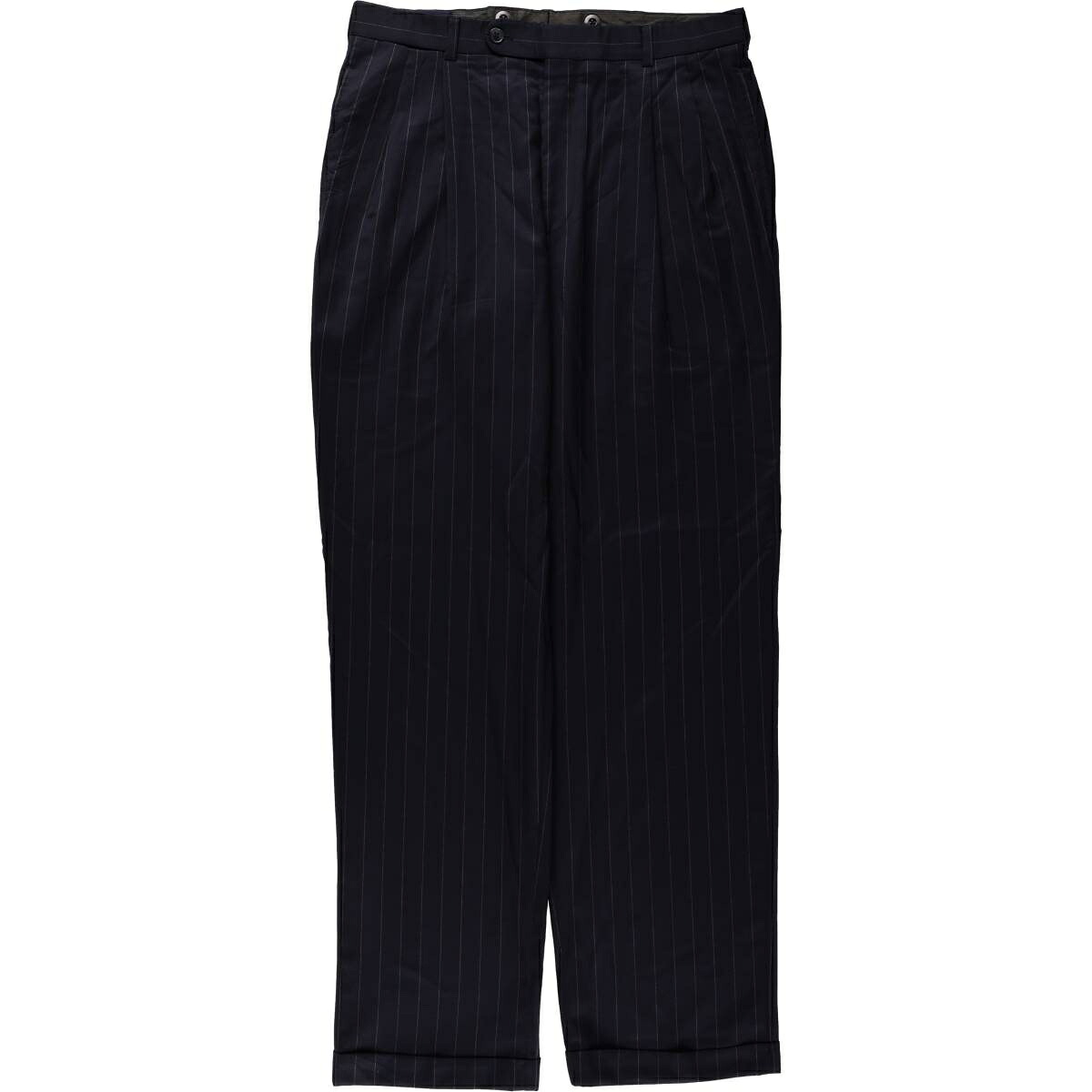 LANDS'END/ランズエンド REGULAR ウールパンツ スラックス