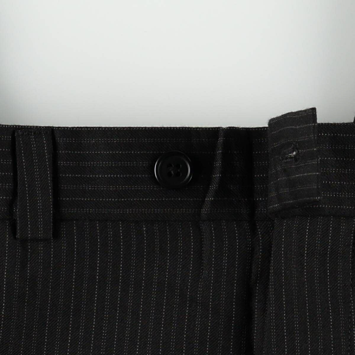 古着 カルバンクライン Calvin klein ストライプ柄 ウールパンツ スラックス カナダ製 メンズw32相当 /eaa678501 【中古】 【261010】