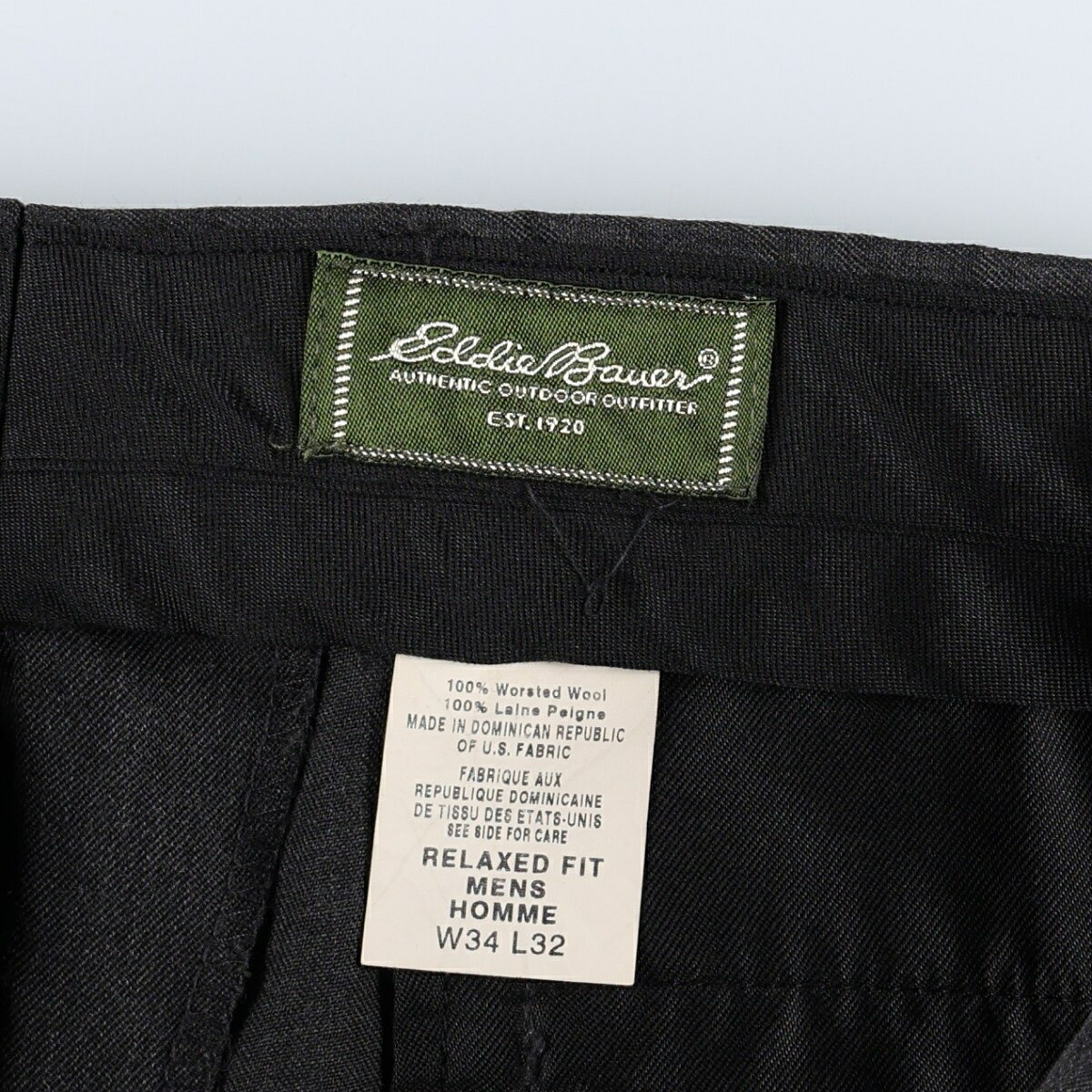 Eddie Bauer/エディーバウアー RELAXED FIT ウールパンツ スラックス