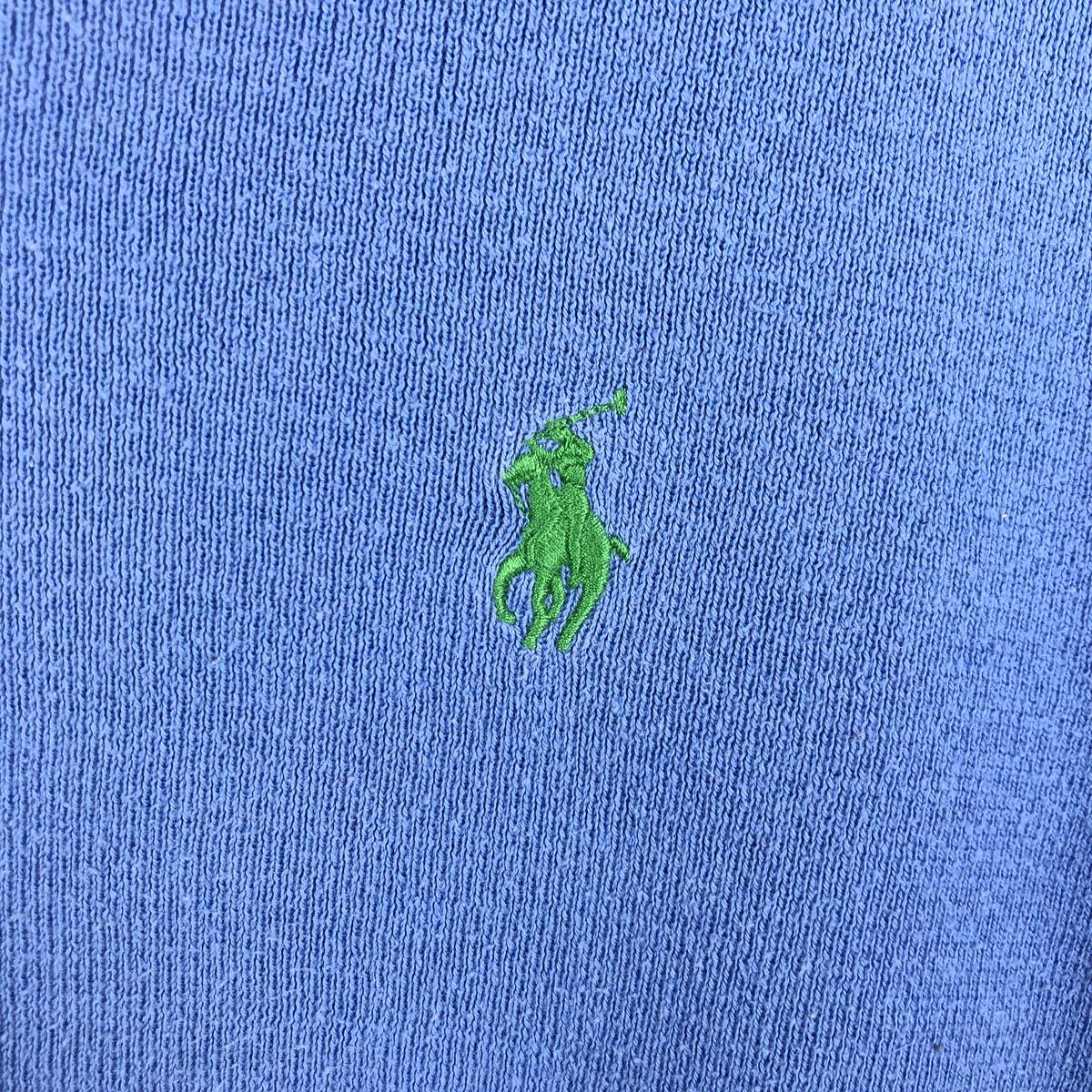Ralph Lauren/ラルフローレン POLO by Ralph Lauren Vネック コットンニットセーター