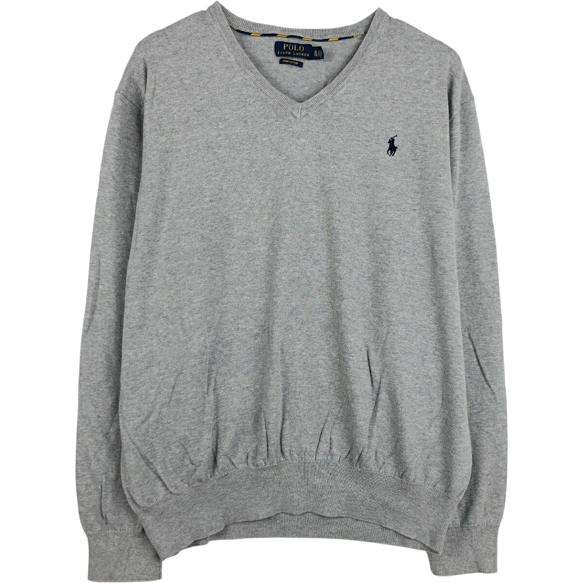 Ralph Lauren/ラルフローレン POLO RALPH LAUREN Vネック ピマコットンニットセーター