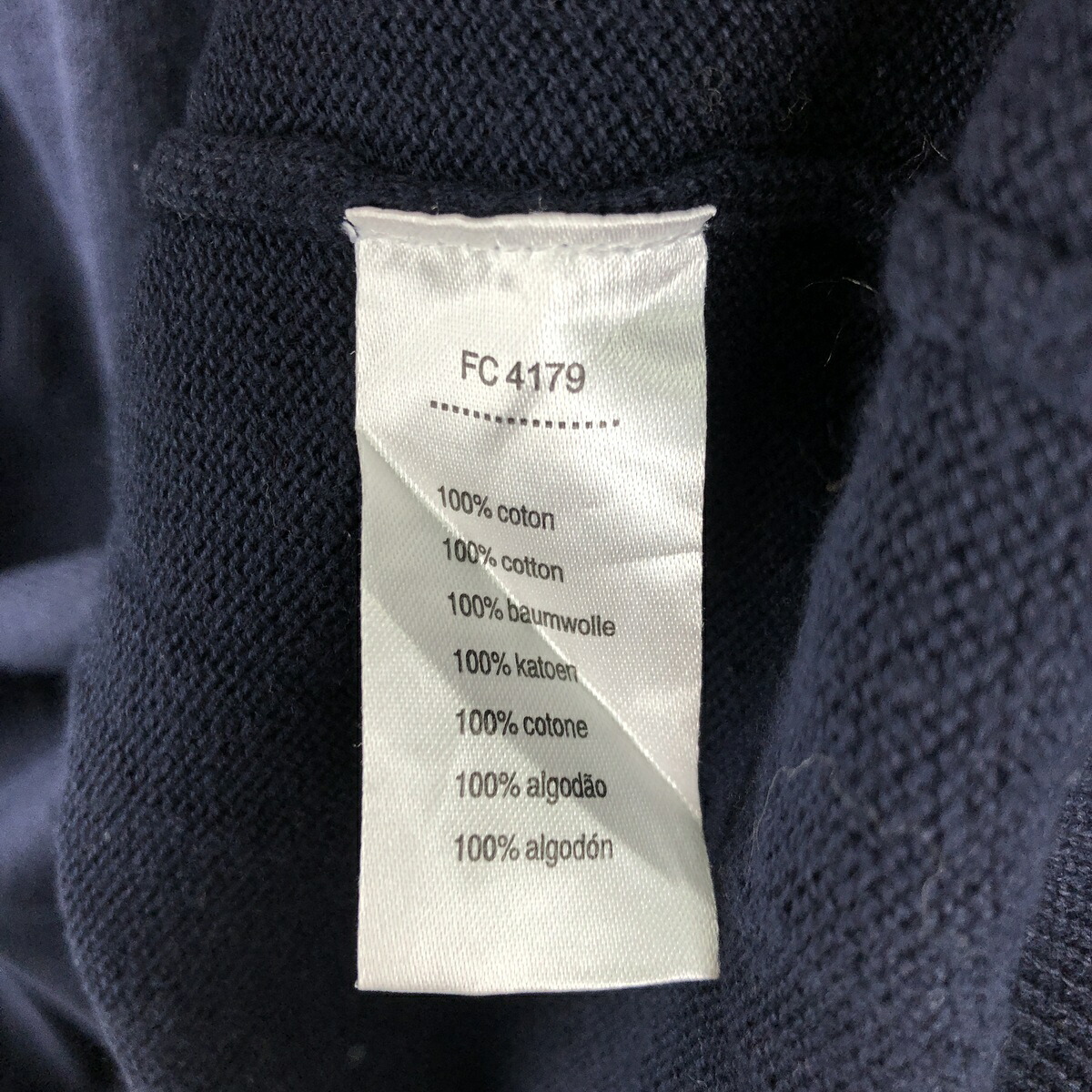 LACOSTE/ラコステ フランス企画 Vネック コットンニットセーター