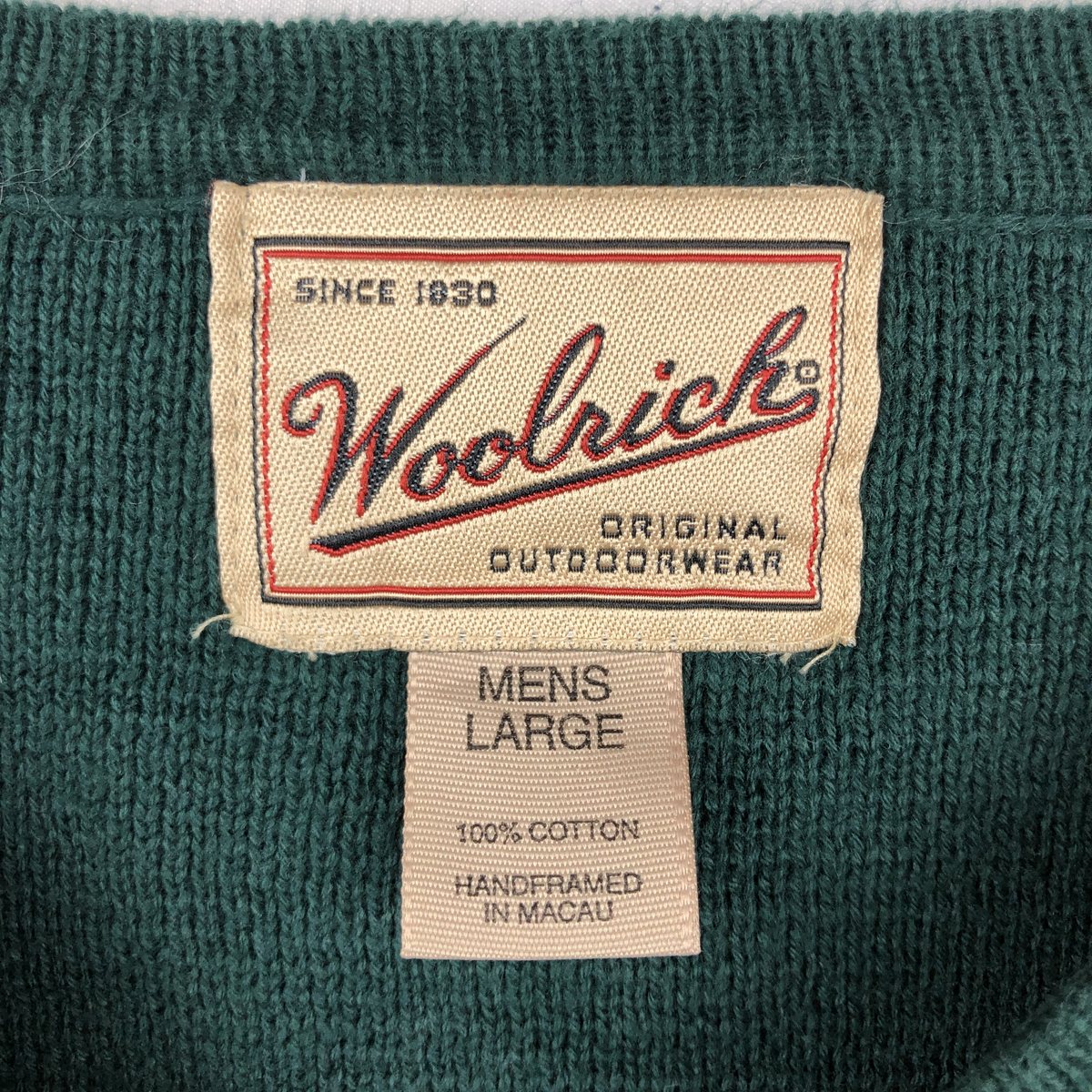 WOOLRICH/ウールリッチ コットンニットセーター