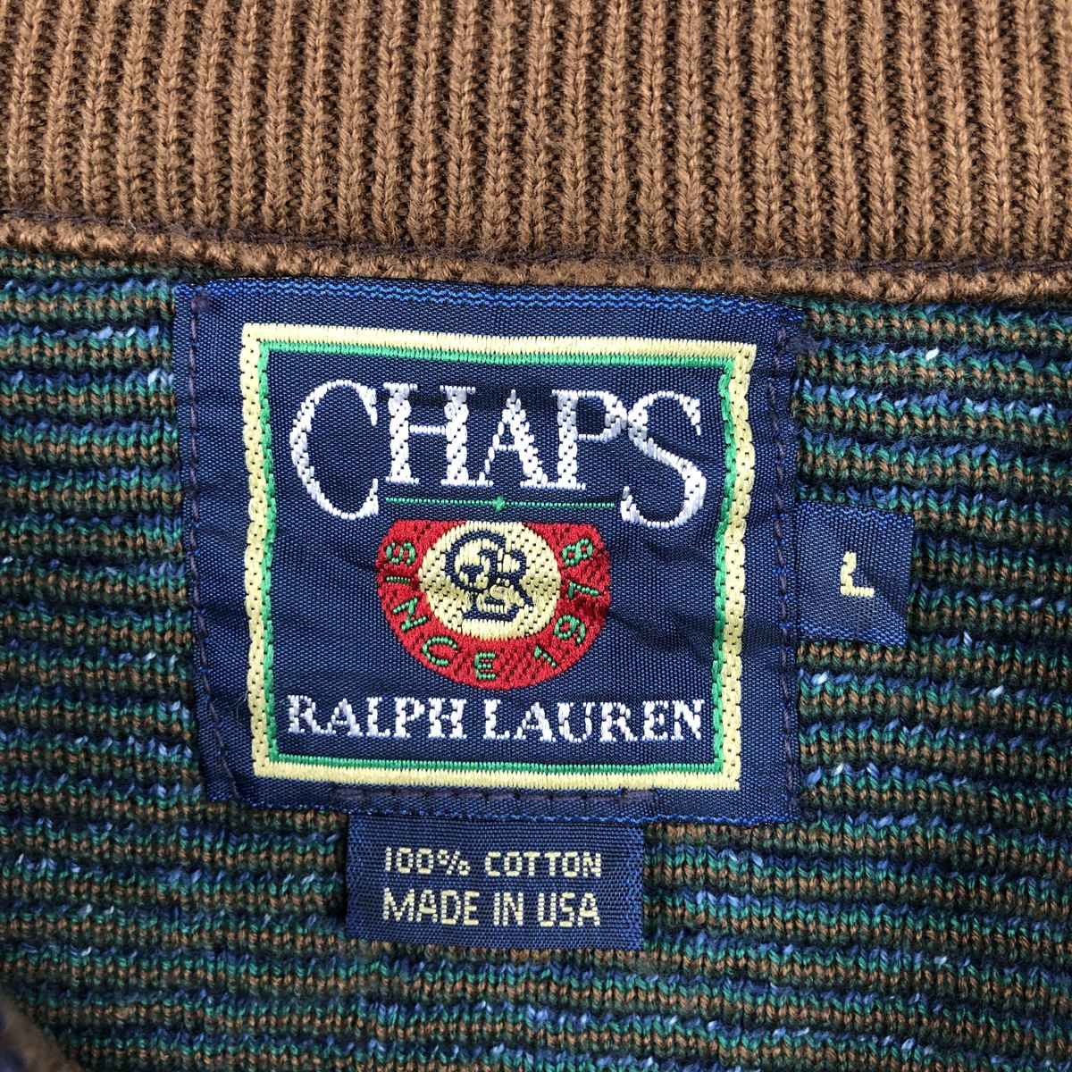 Ralph Lauren/ラルフローレン CHAPS チャップス コットンニットセーター