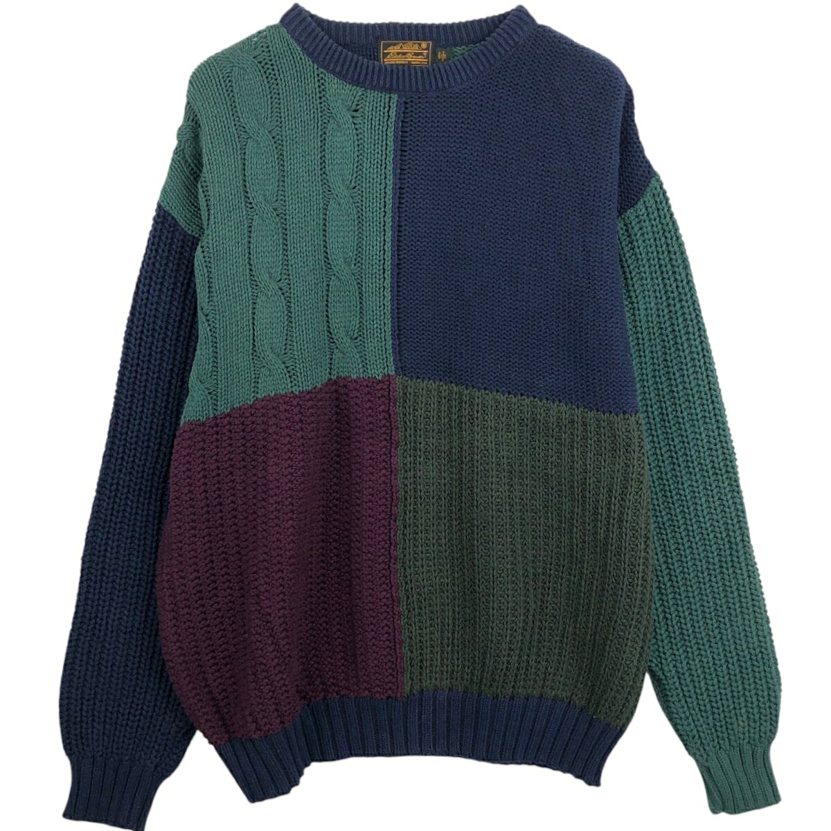 Eddie Bauer/エディーバウアー 黒タグ コットンニットセーター