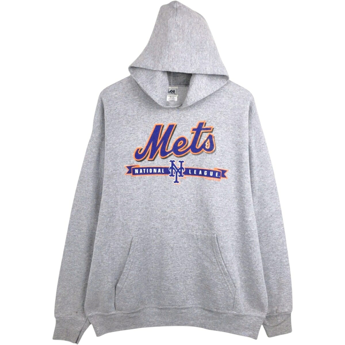 Lee/リー MLB NEW YORK METS ニューヨークメッツ スウェットプルオーバーパーカー