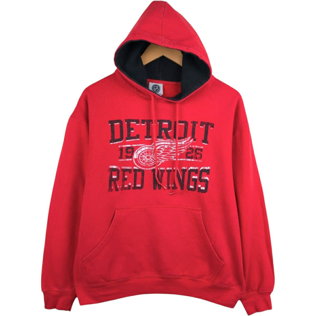 NHL DETROIT RED WINGS デトロイトレッドウィングス スウェットプルオーバーパーカー