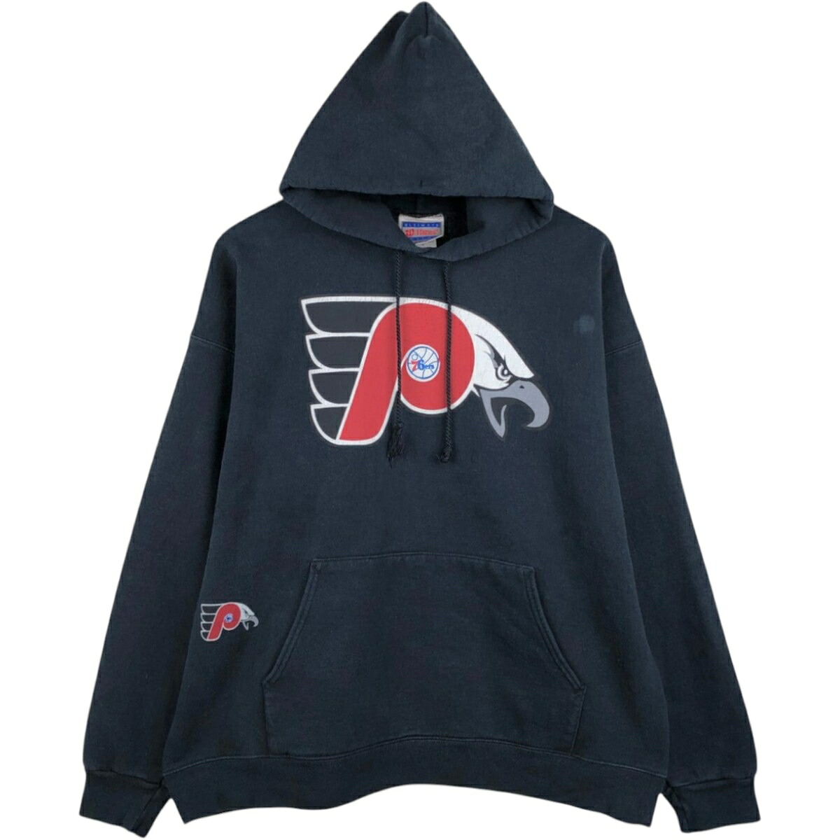 Hanes/ヘインズ NFL PHILADELPHIA EAGLES フィラデルフィアイーグルス スウェットプルオーバーパーカー