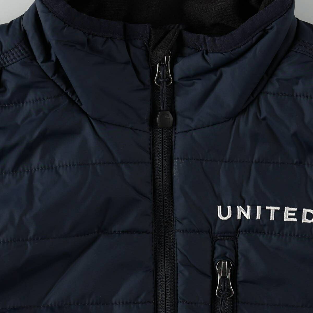 古着 カーハート Carhartt United Airlines ユナイテッド航空 アドバタイジング 中綿ベスト メンズM相当 /eaa678882 【中古】 【261016】
