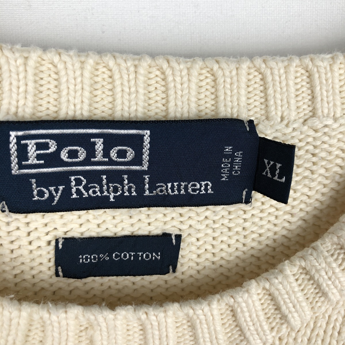 Ralph Lauren/ラルフローレン POLO by Ralph Lauren コットンニットセーター