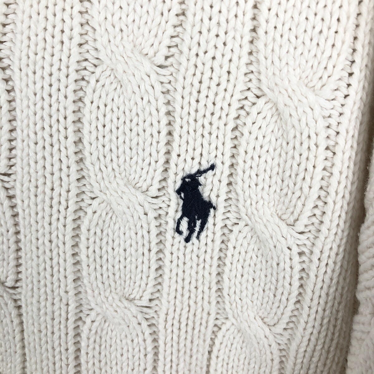 Ralph Lauren/ラルフローレン POLO by Ralph Lauren Vネック コットンニットセーター