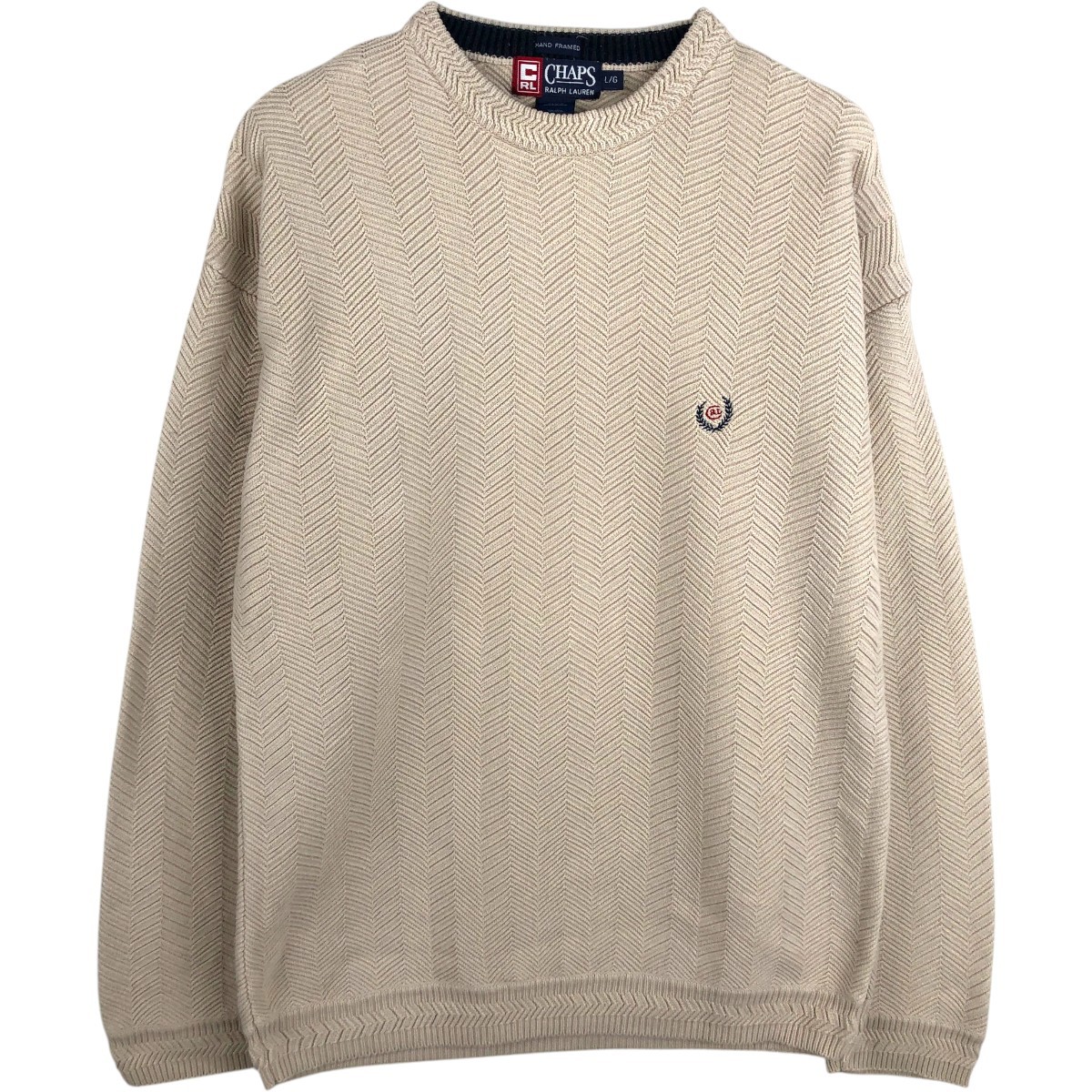 Ralph Lauren/ラルフローレン CHAPS チャップス コットンニットセーター