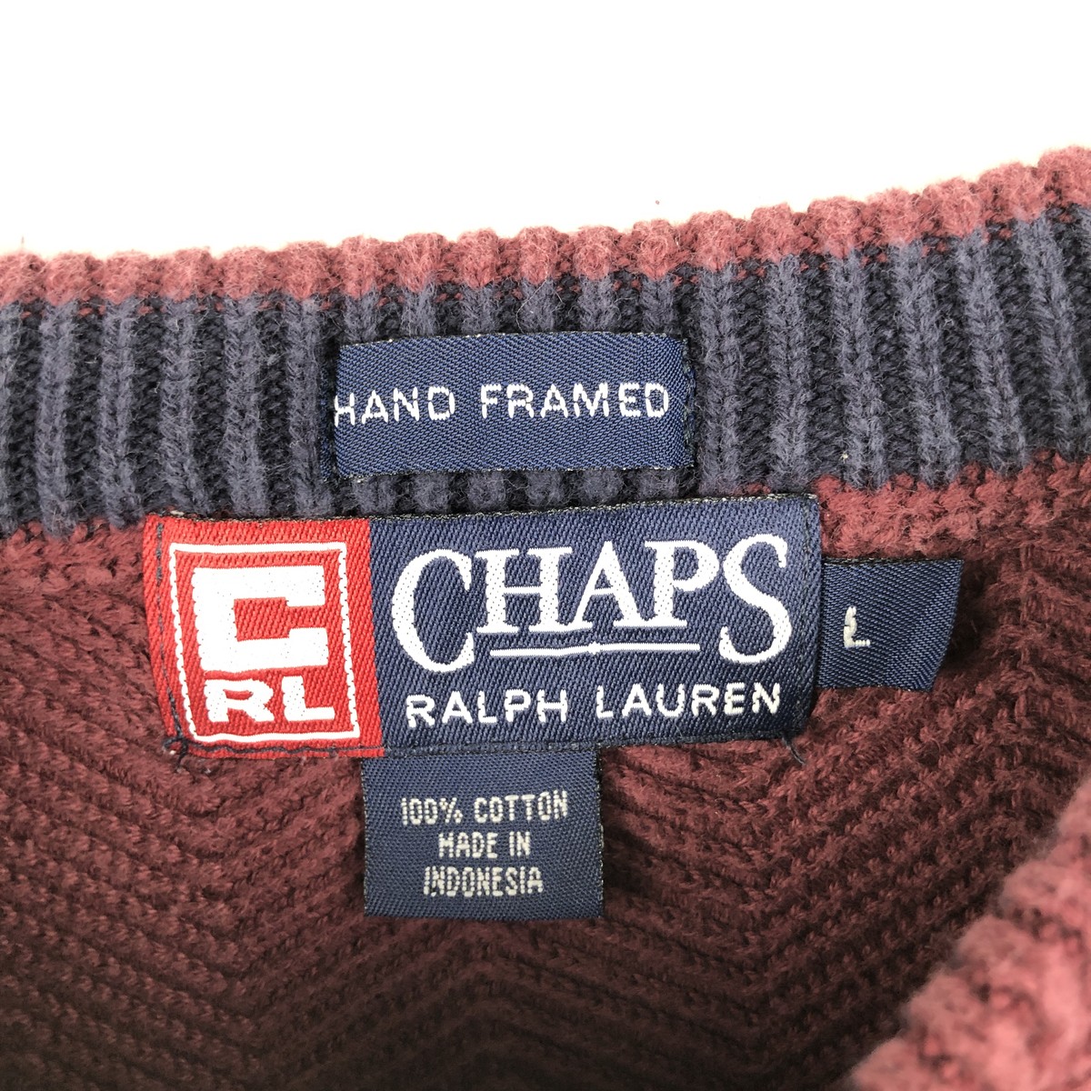 Ralph Lauren/ラルフローレン CHAPS チャップス コットンニットセーター