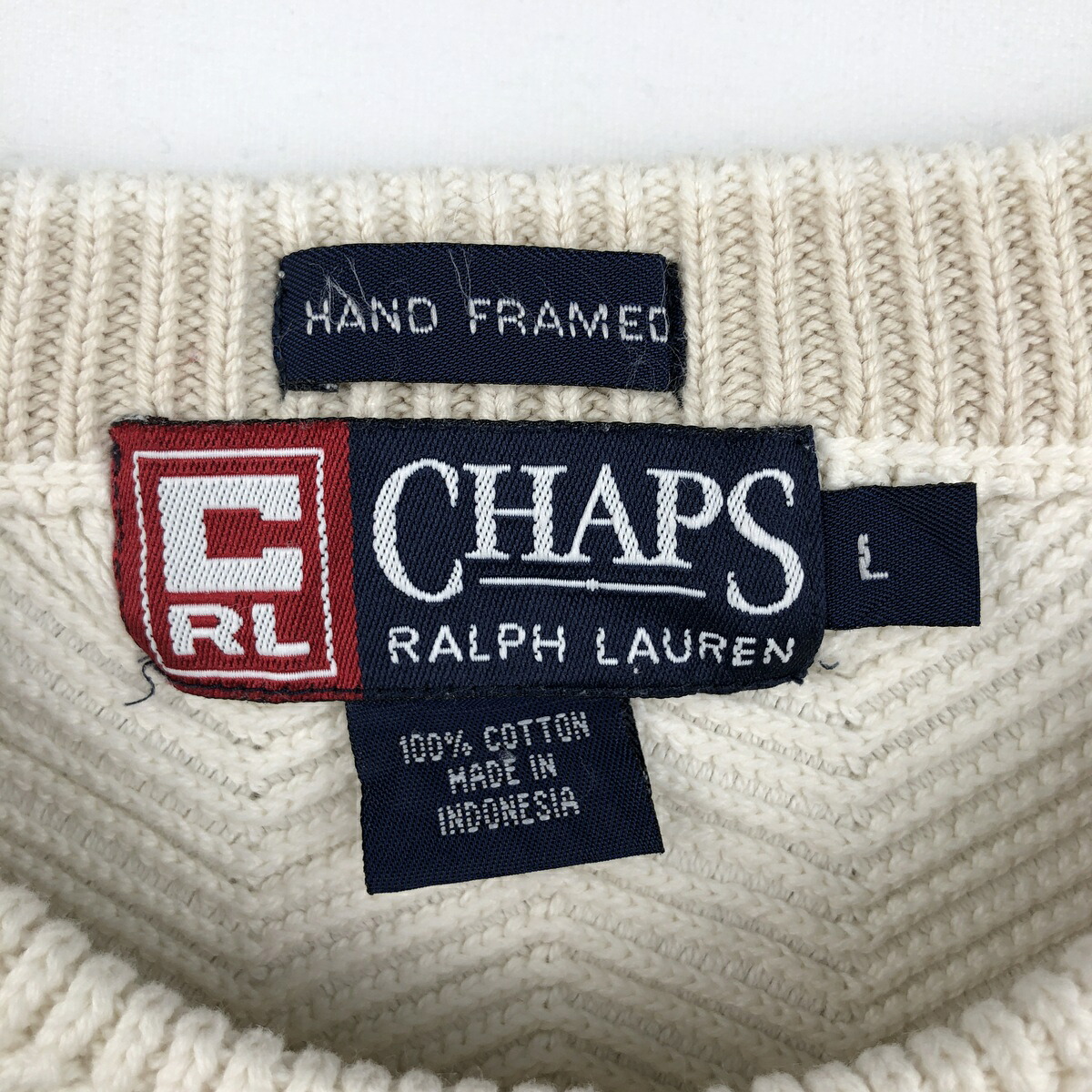 Ralph Lauren/ラルフローレン CHAPS チャップス コットンニットセーター