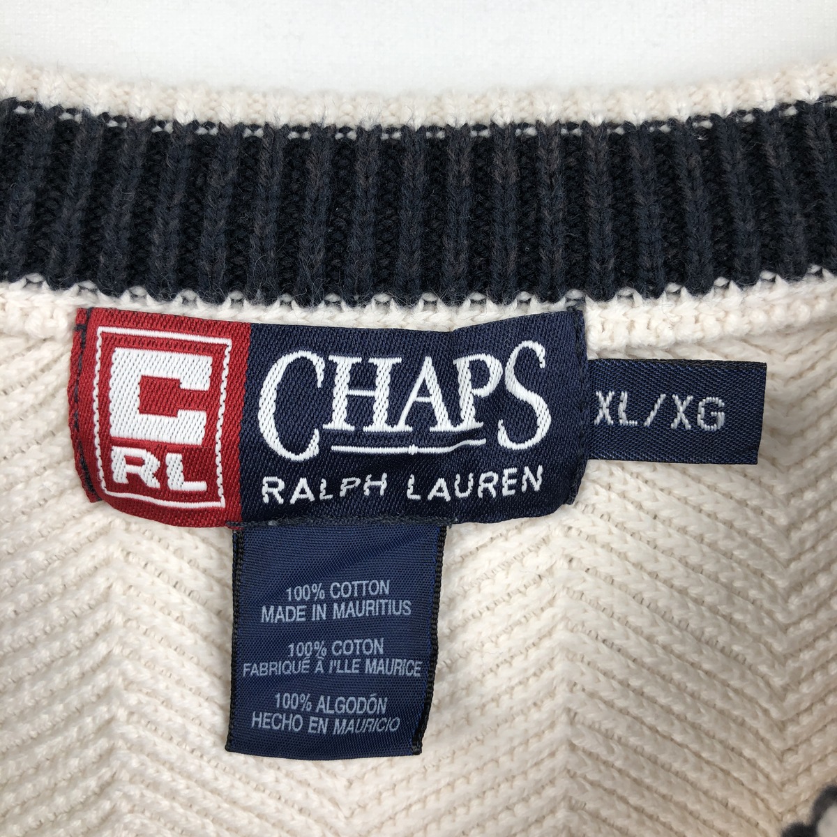 Ralph Lauren/ラルフローレン CHAPS チャップス コットンニットセーター