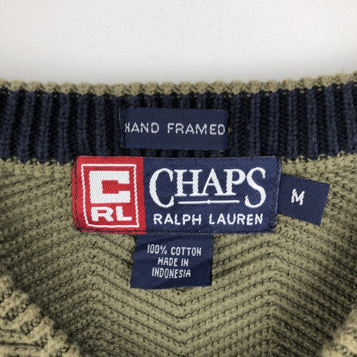 Ralph Lauren/ラルフローレン CHAPS チャップス コットンニットセーター