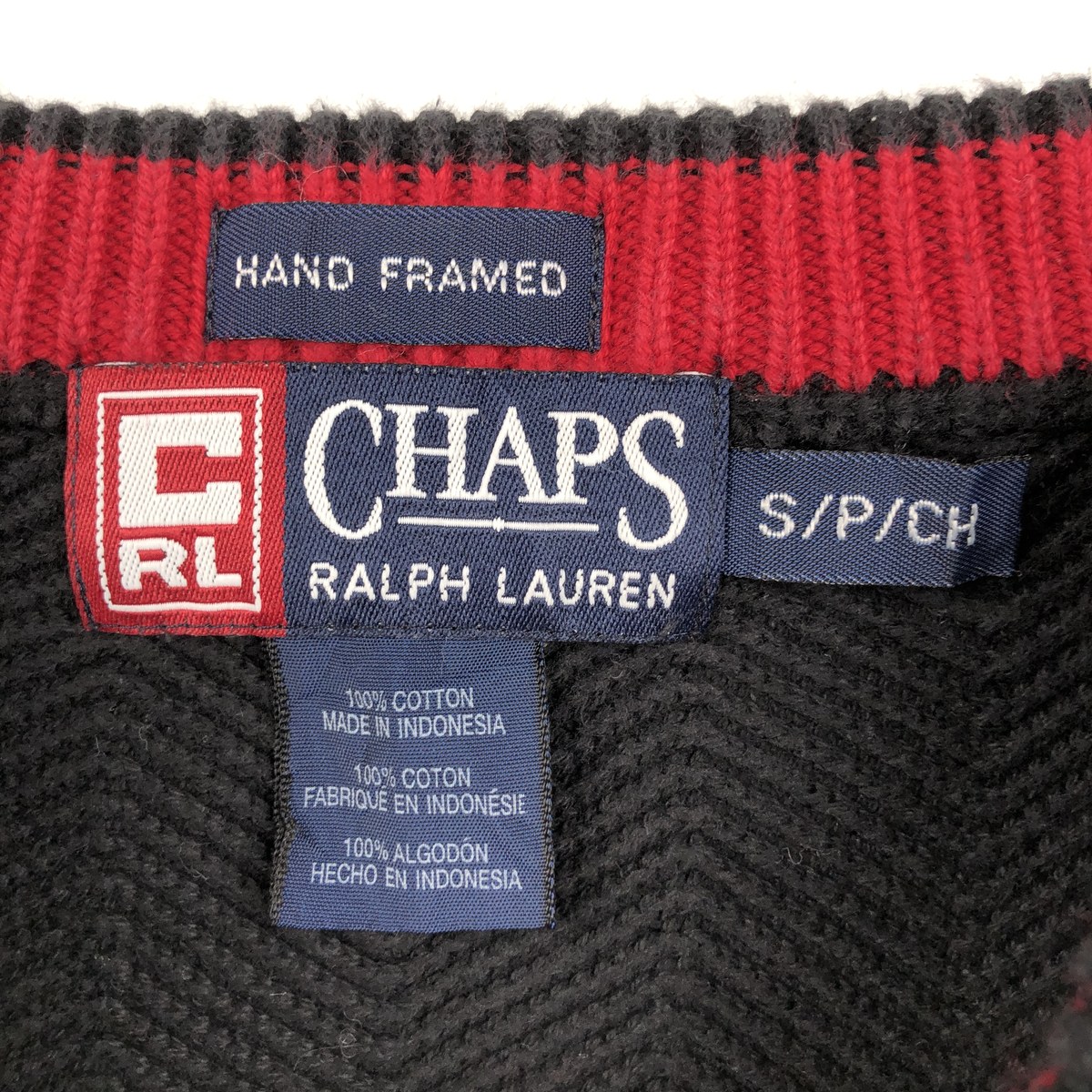 Ralph Lauren/ラルフローレン CHAPS チャップス コットンニットセーター