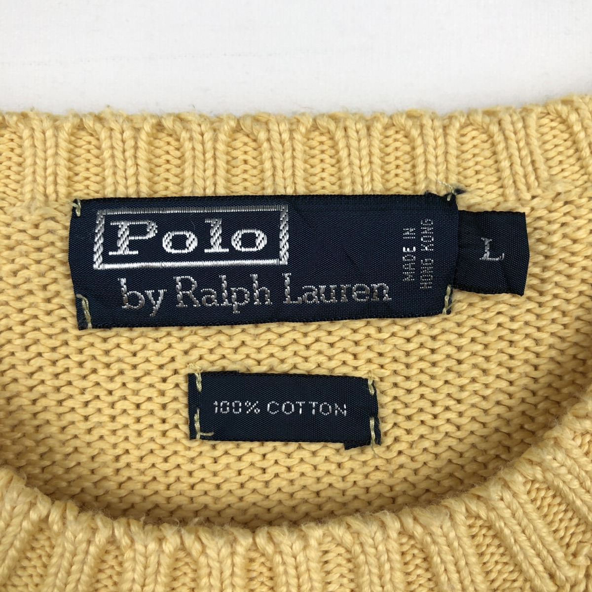 Ralph Lauren/ラルフローレン POLO by Ralph Lauren コットンニットセーター