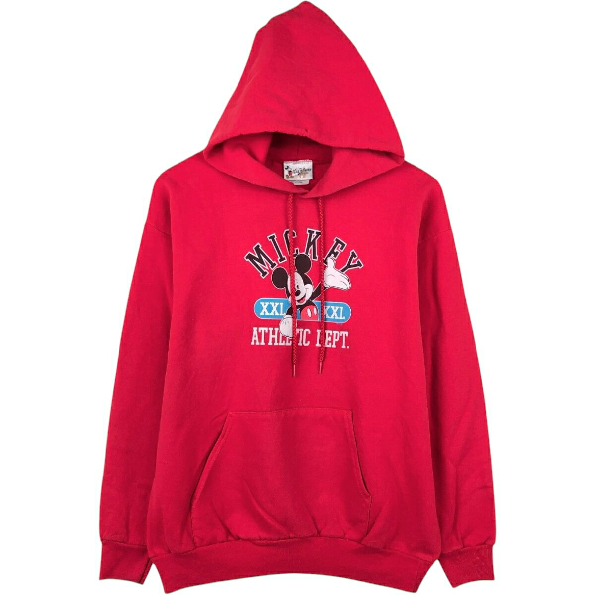 DISNEY MICKEY MOUSE ミッキーマウス キャラクター スウェットプルオーバーパーカー