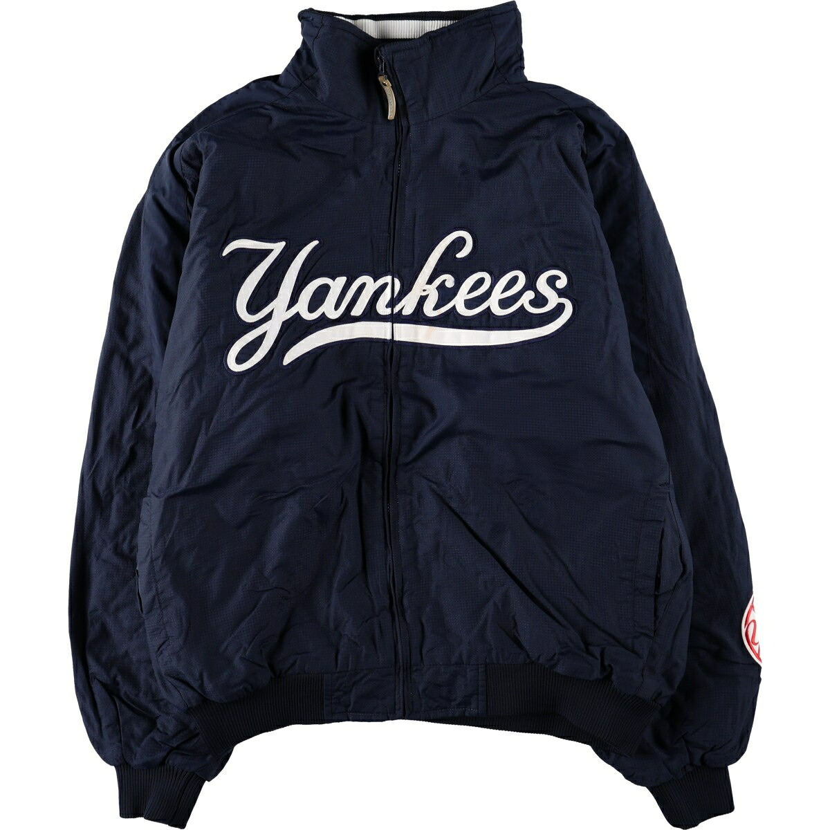 Majestic/マジェスティック MLB NEW YORK YANKEES ニューヨークヤンキース ナイロンジャケット