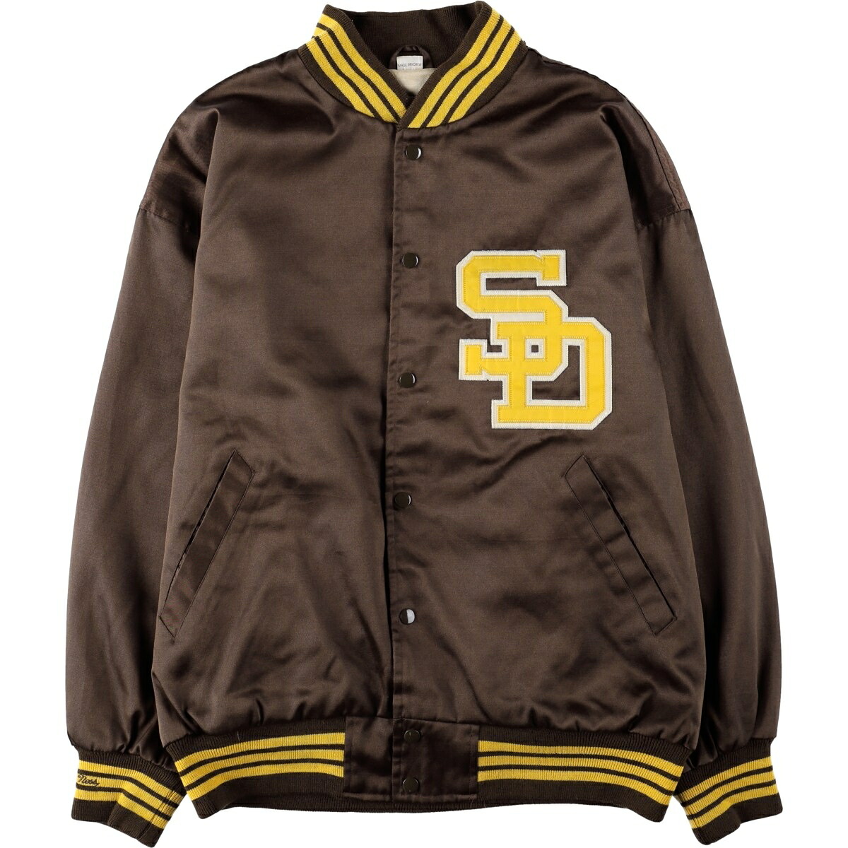 Mitchell&Ness MLB SAN DIEGO PADRES サンディエゴパドレス スタジャン アワードジャケット バーシティジャケット