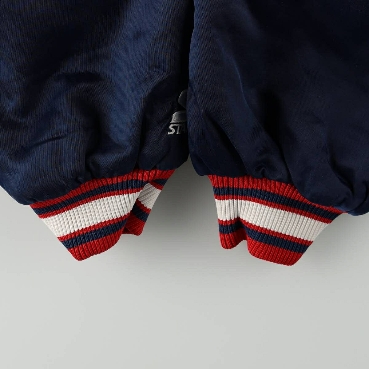 古着 90年代 スターター Starter MLB ATLANTA BRAVES アトランタブレーブス 中綿入り ナイロンスタジャン アワードジャケット バーシティジャケット メンズXL相当 ヴィンテージ /eaa679043 【中古】 【261012】