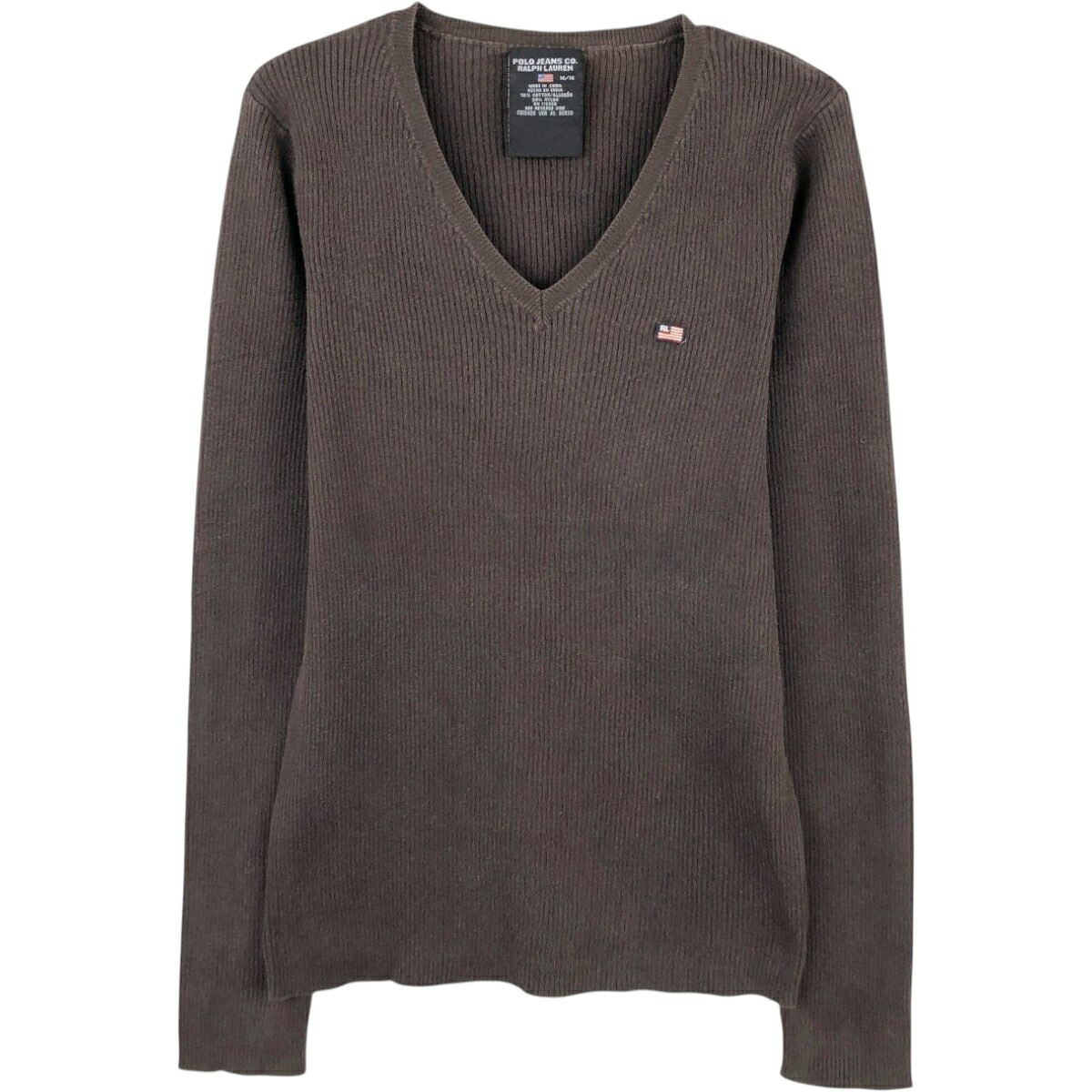 Ralph Lauren/ラルフローレン POLO JEANS COMPANY Vネック コットンニットセーター