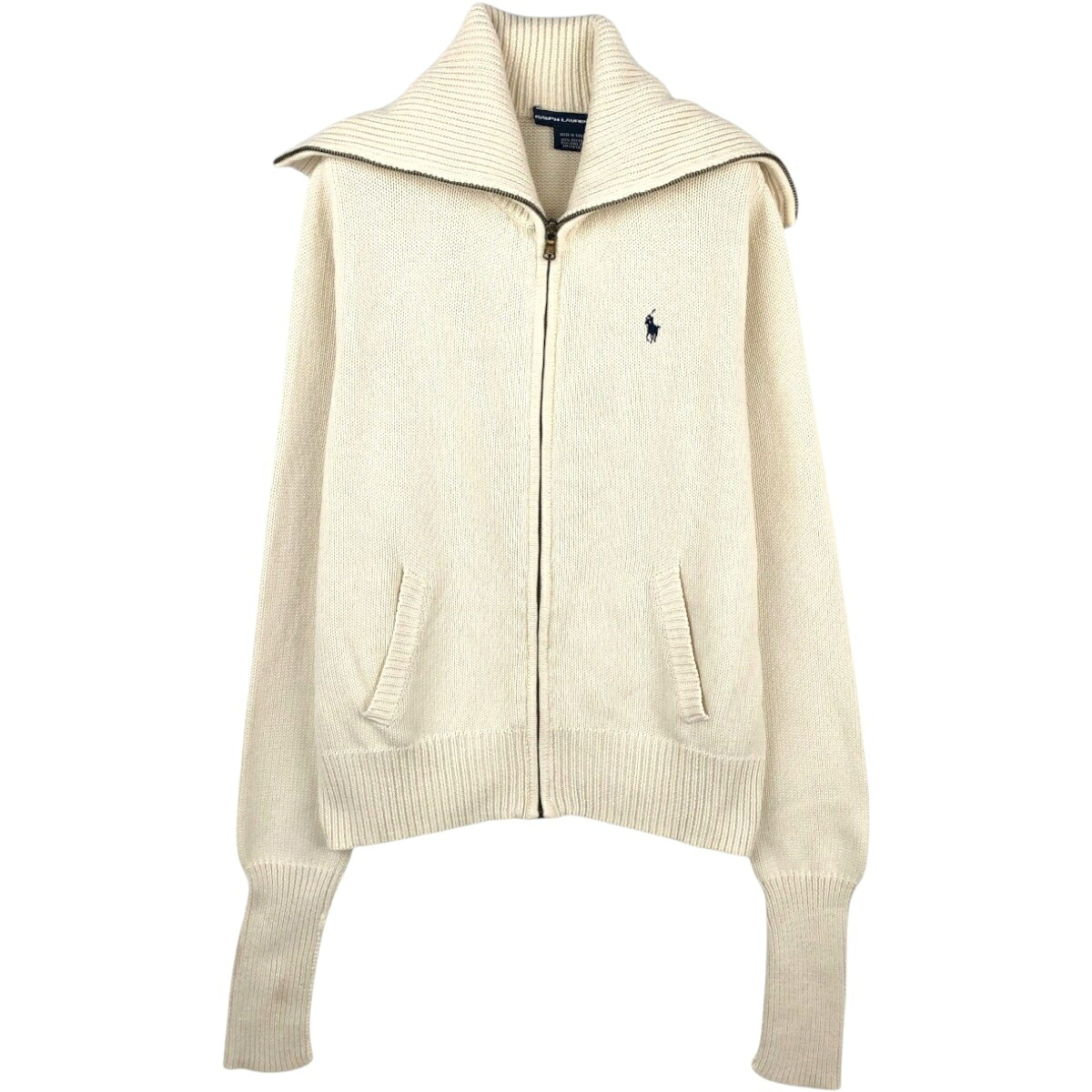 Ralph Lauren/ラルフローレン RALPH LAUREN SPORT コットンニットフルジップセーター