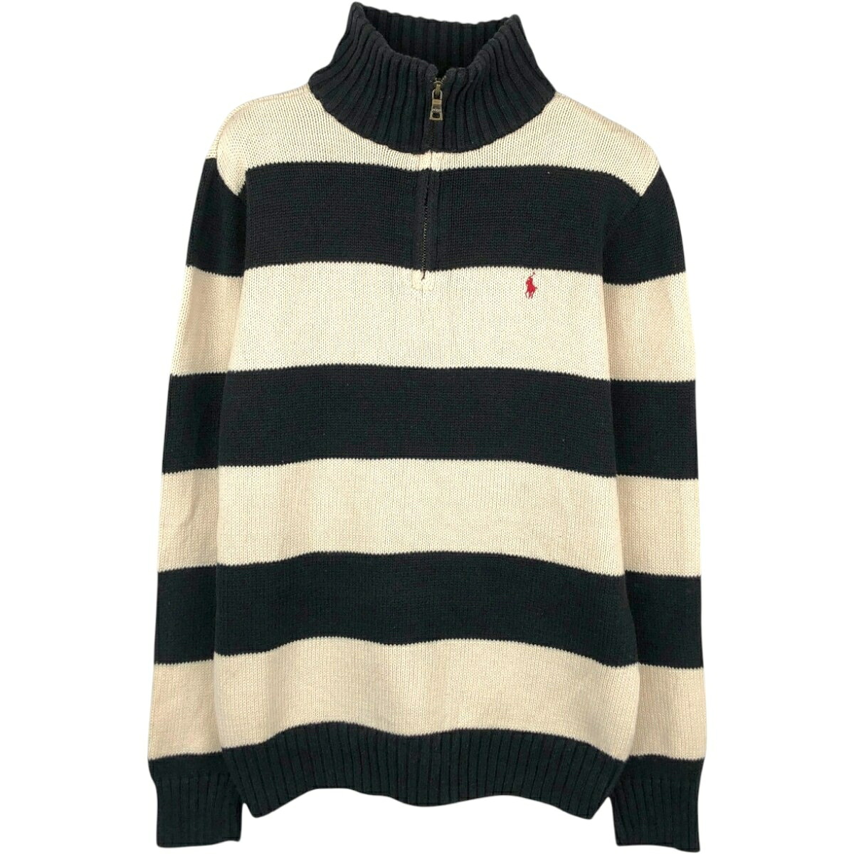 Ralph Lauren/ラルフローレン POLO by Ralph Lauren コットンニットハーフジップセーター