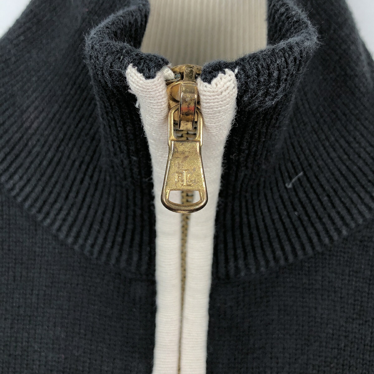 Ralph Lauren/ラルフローレン LAUREN ローレン コットンニットハーフジップセーター