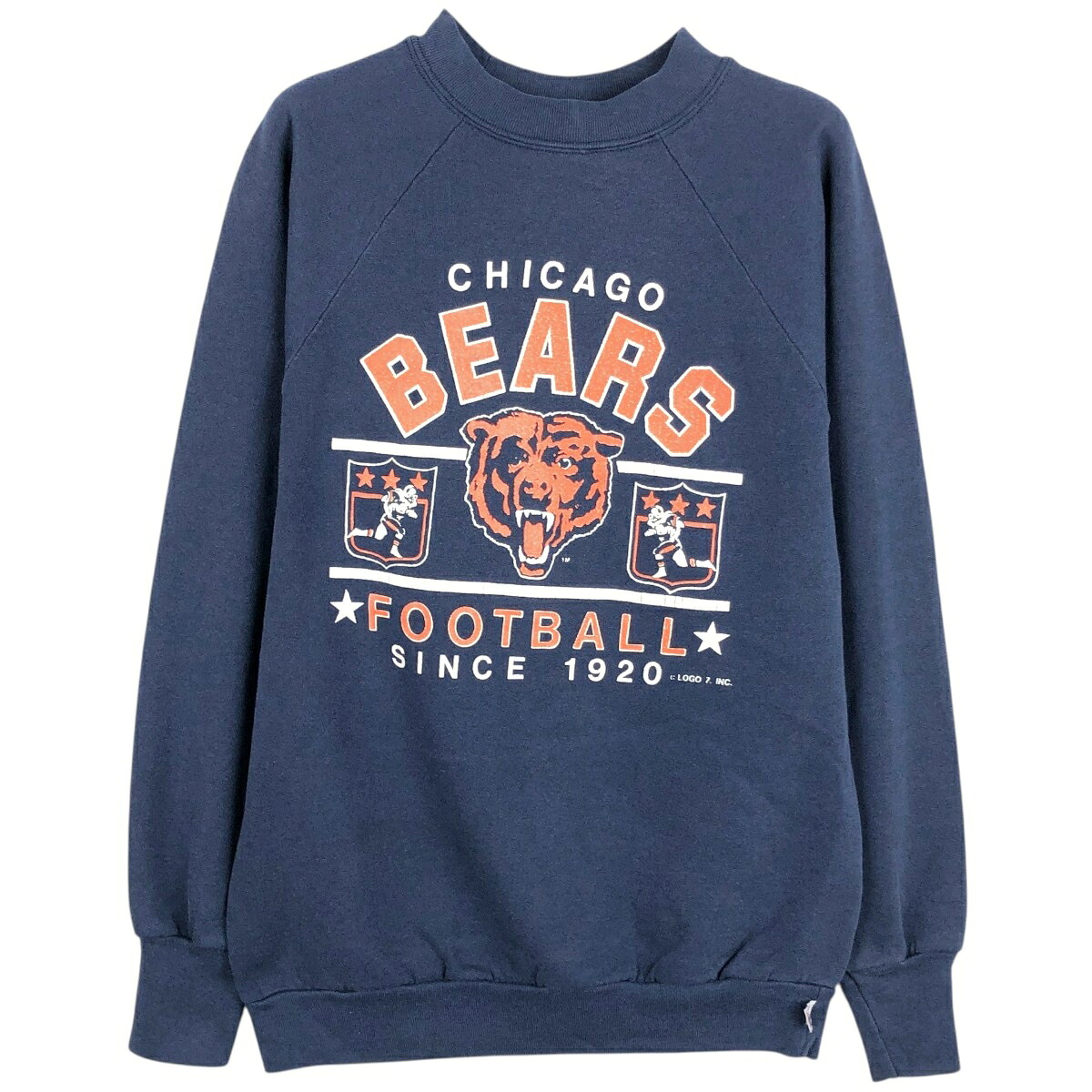 LOGO 7/ロゴセブン NFL CHICAGO BEARS シカゴベアーズ プリントスウェットシャツ トレーナー