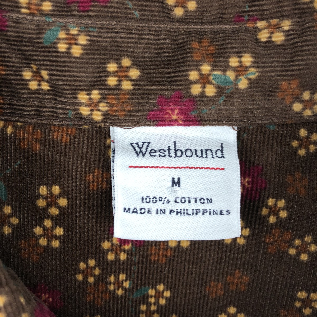 Westbound 長袖 コーデュロイシャツ