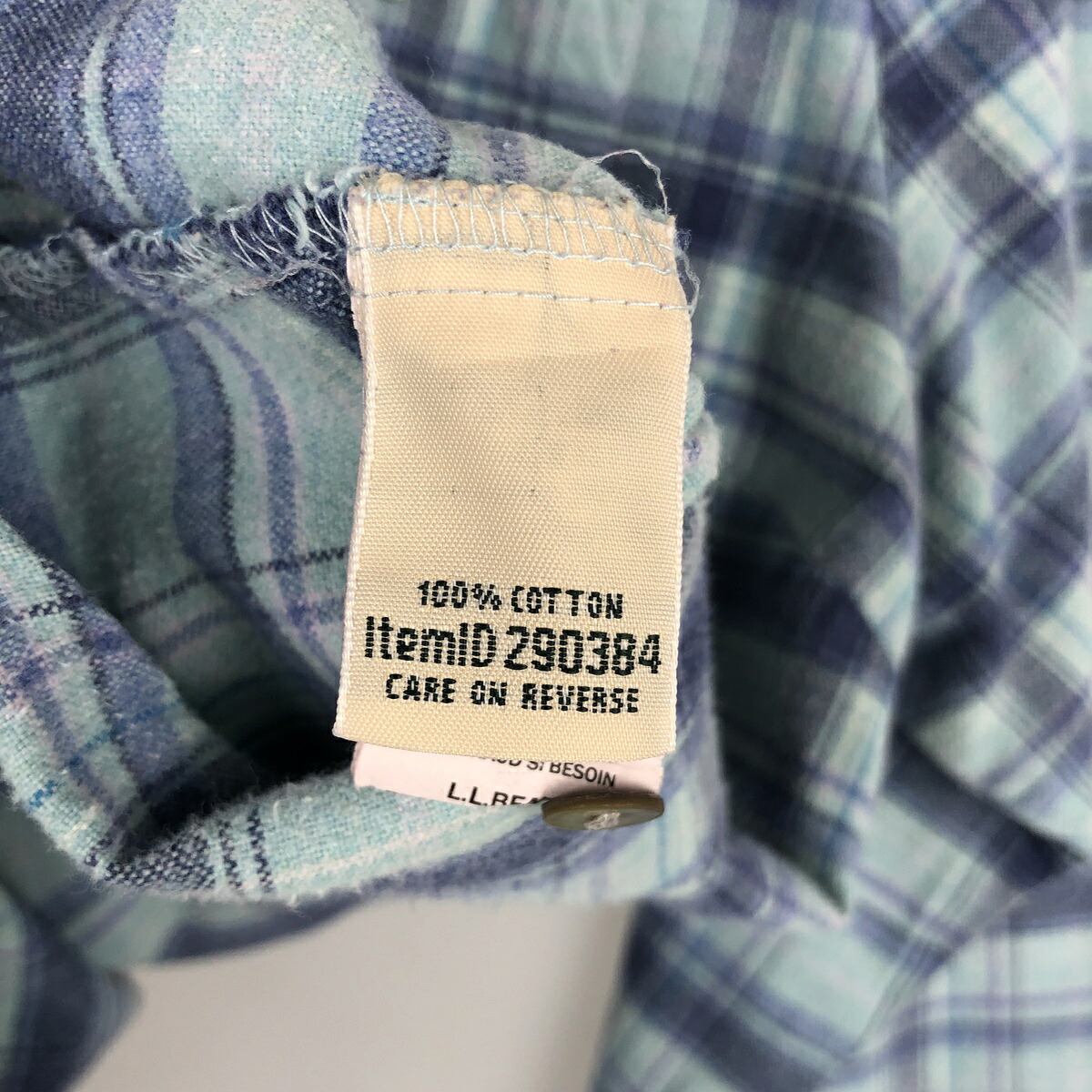 L.L.Bean/エルエルビーン 長袖 フランネルチェックシャツ