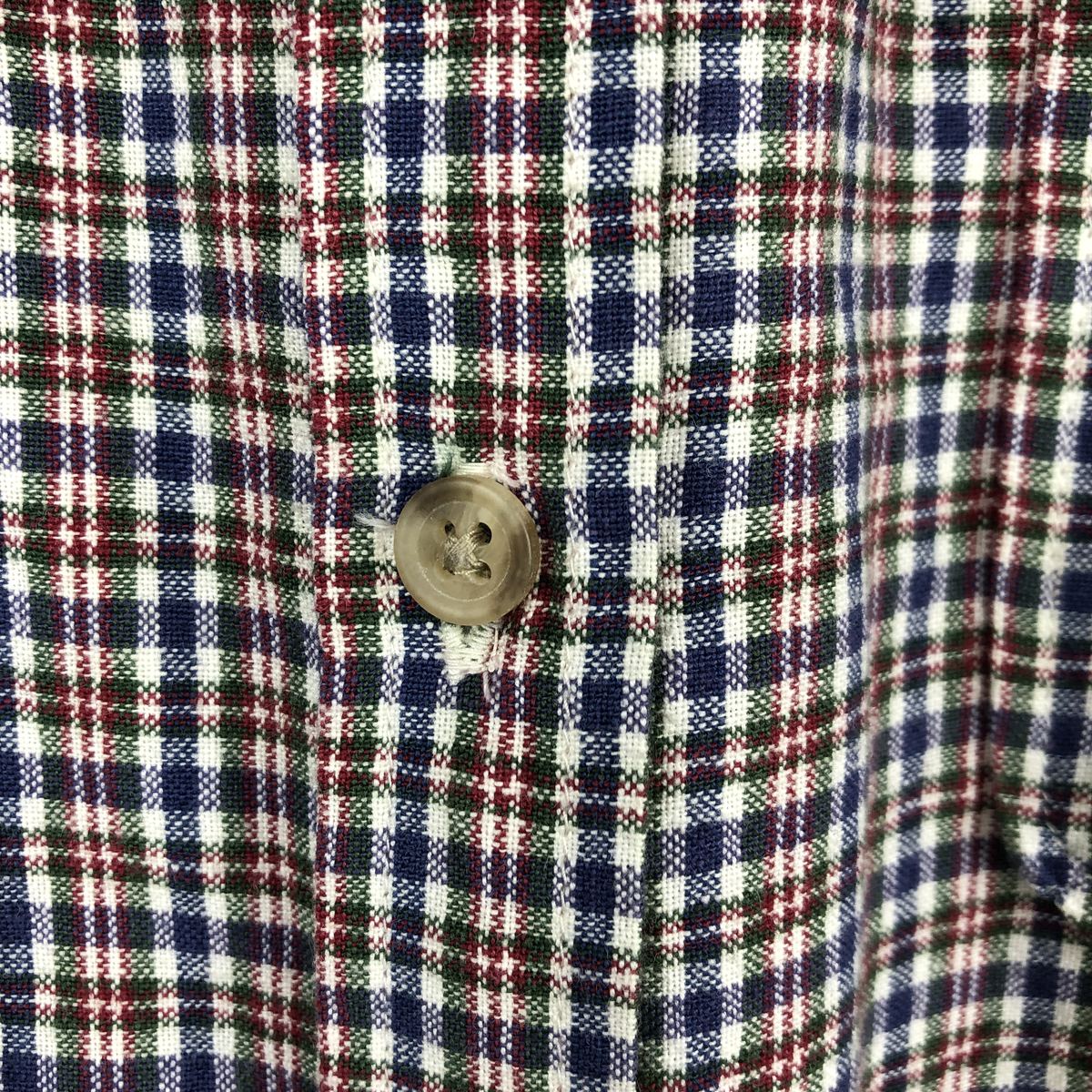 Quizz Jeans&Company 長袖 コットンチェックシャツ