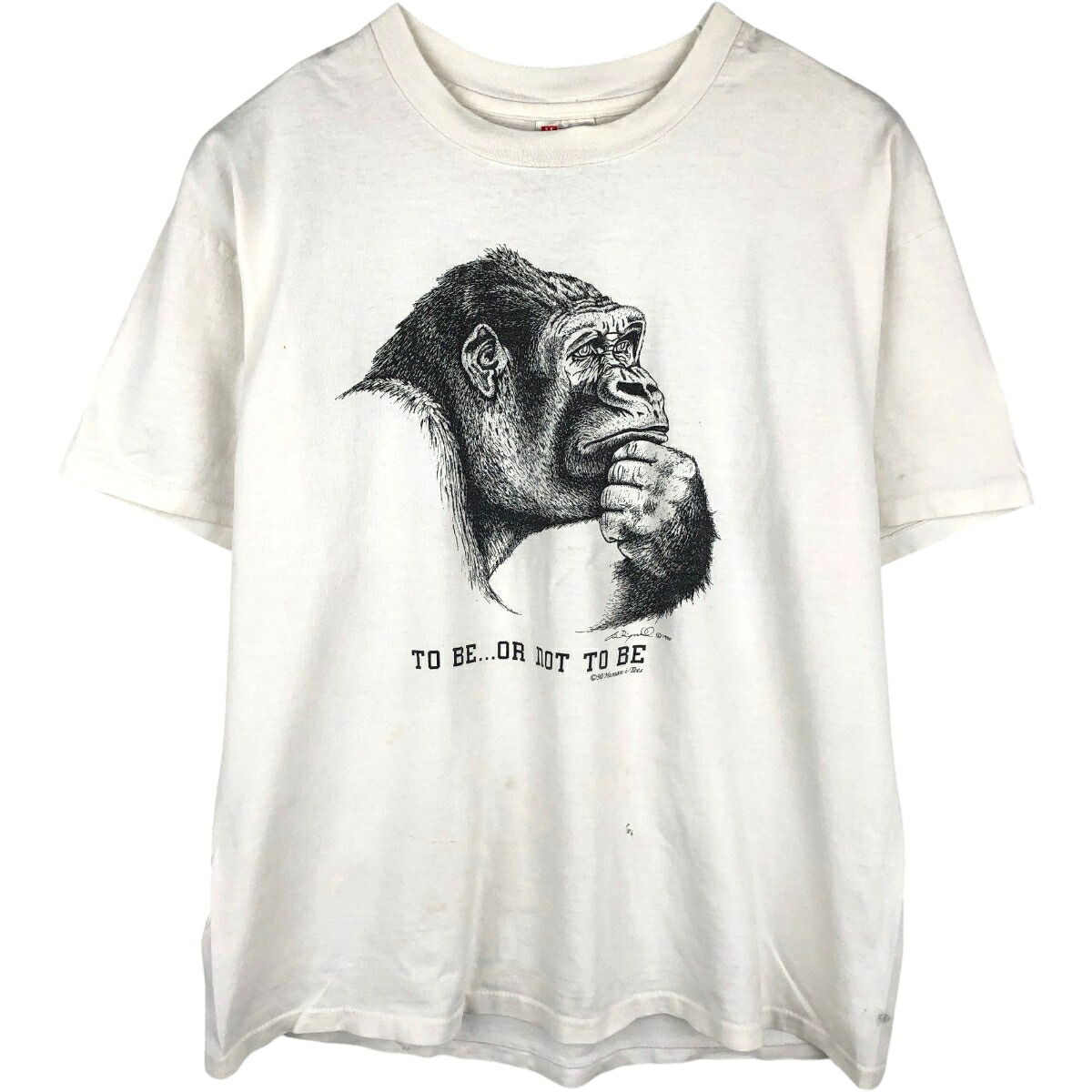 Hanes/ヘインズ HEAVYWEIGHT アニマルTシャツ