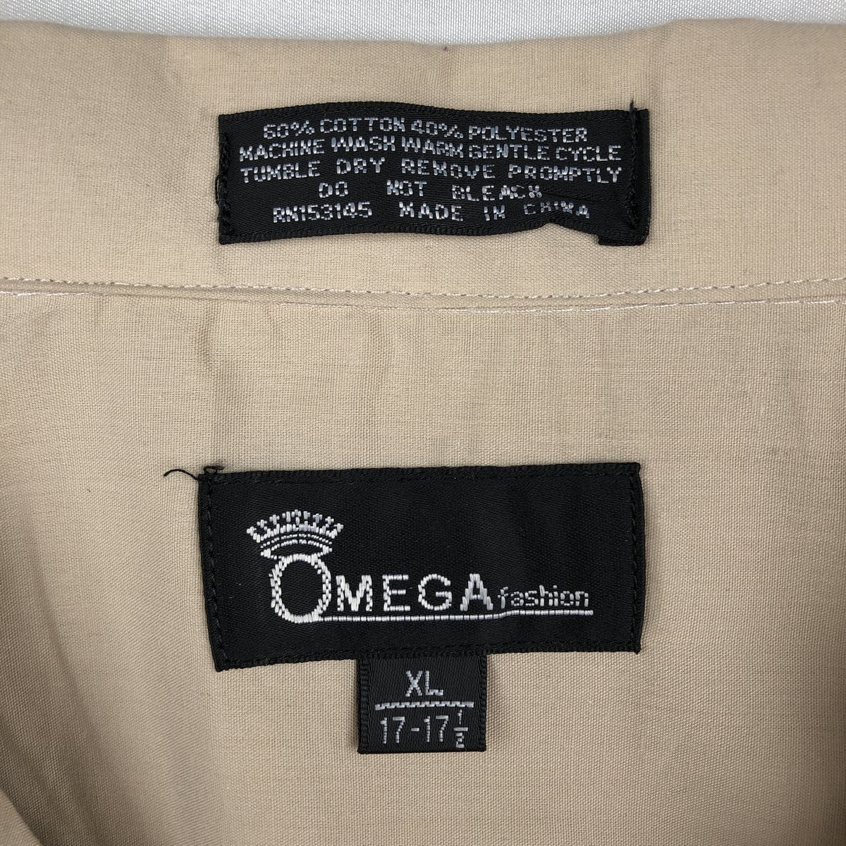 OMEGA fashion 半袖 オープンカラー メキシカンシャツ キューバシャツ