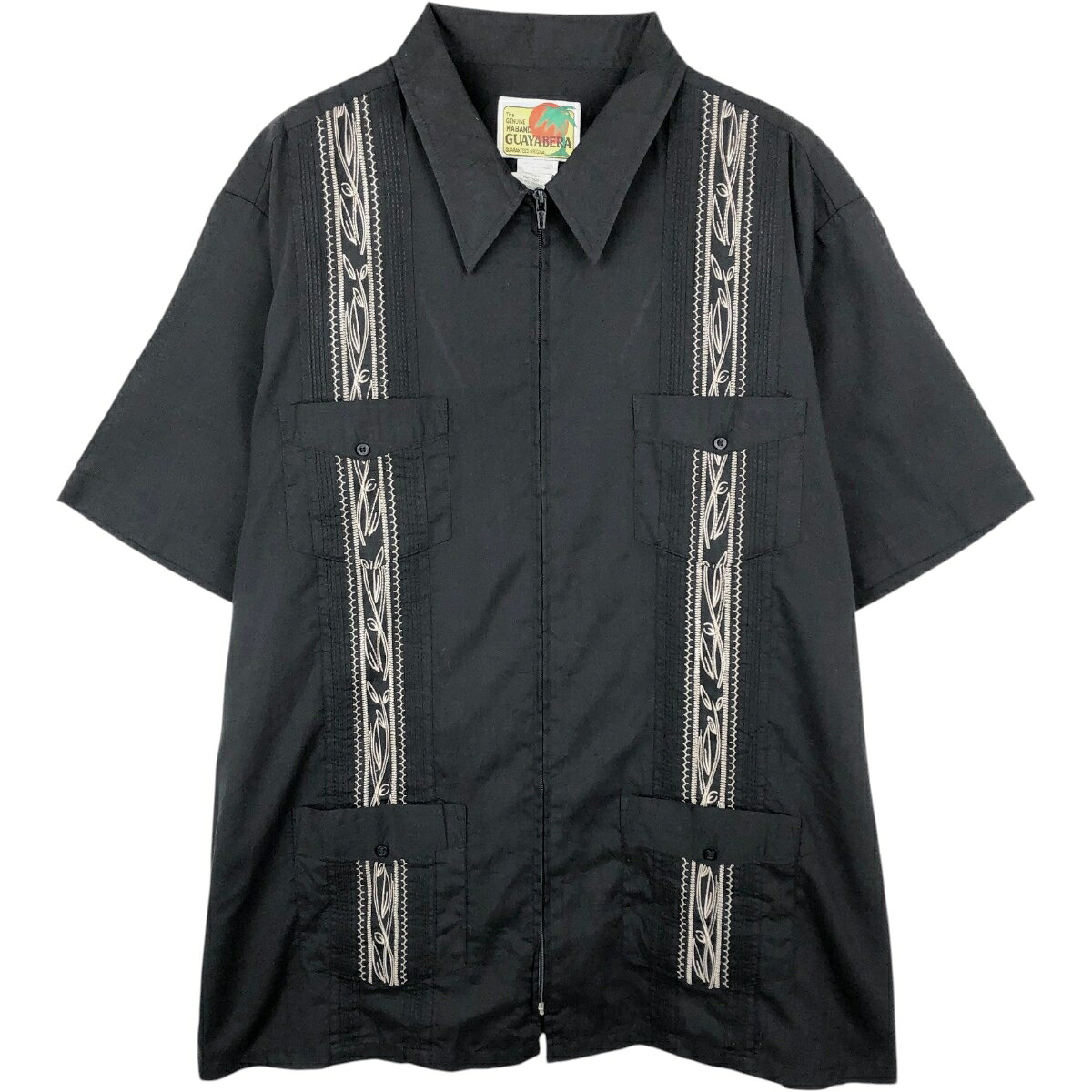 GUAYABERA 半袖 メキシカンシャツ キューバシャツ