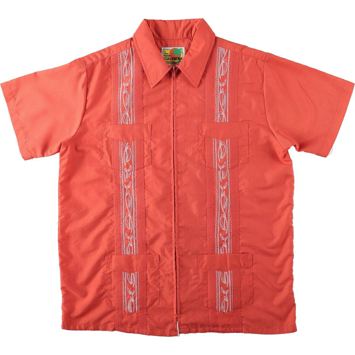 GUAYABERA 半袖 メキシカンシャツ キューバシャツ