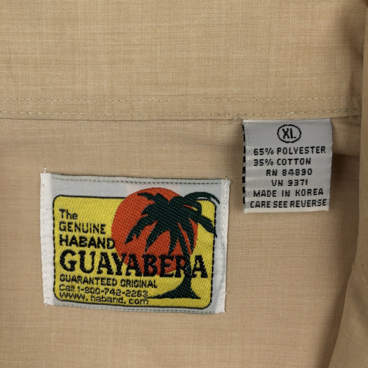 GUAYABERA 半袖 メキシカンシャツ キューバシャツ