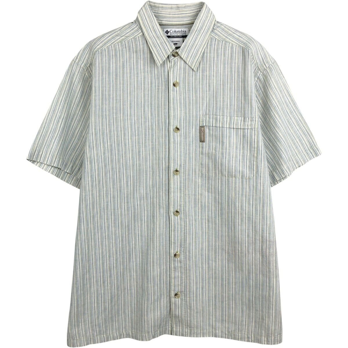 Columbia/コロンビア 半袖 リネンシャツ