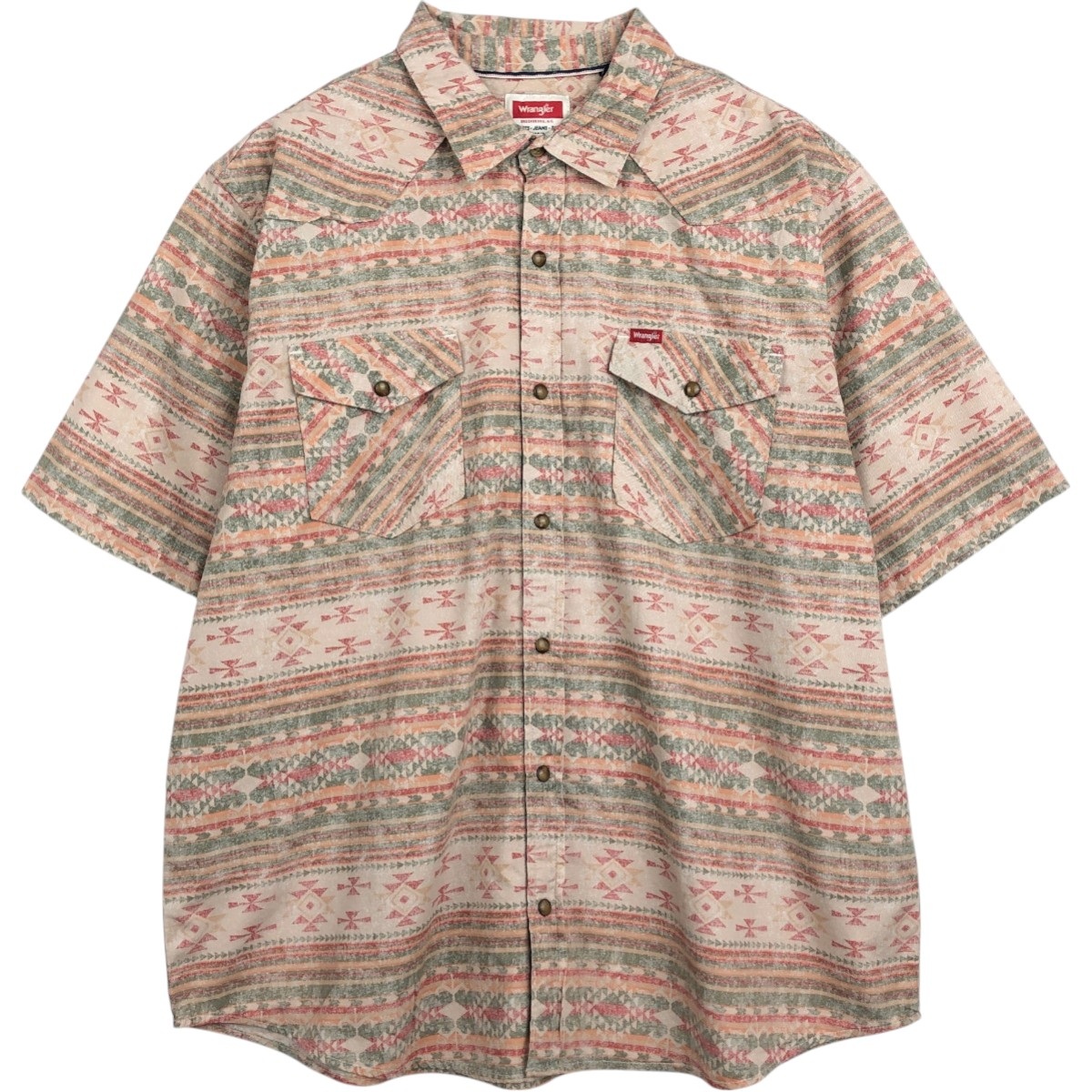 Wrangler/ラングラー 半袖 ウエスタンシャツ