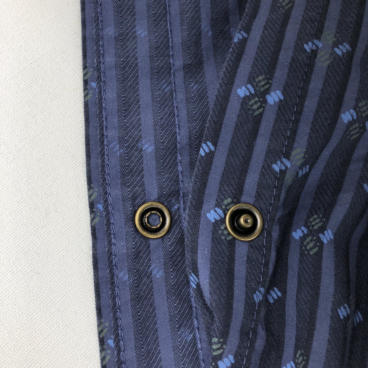 古着 90～00年代 カルバンクライン Calvin klein JEANS ストライプ柄 総柄 半袖 ウエスタンシャツ メンズL相当 ヴィンテージ /eaa670070 【中古】 【260814】 【GR-NV】