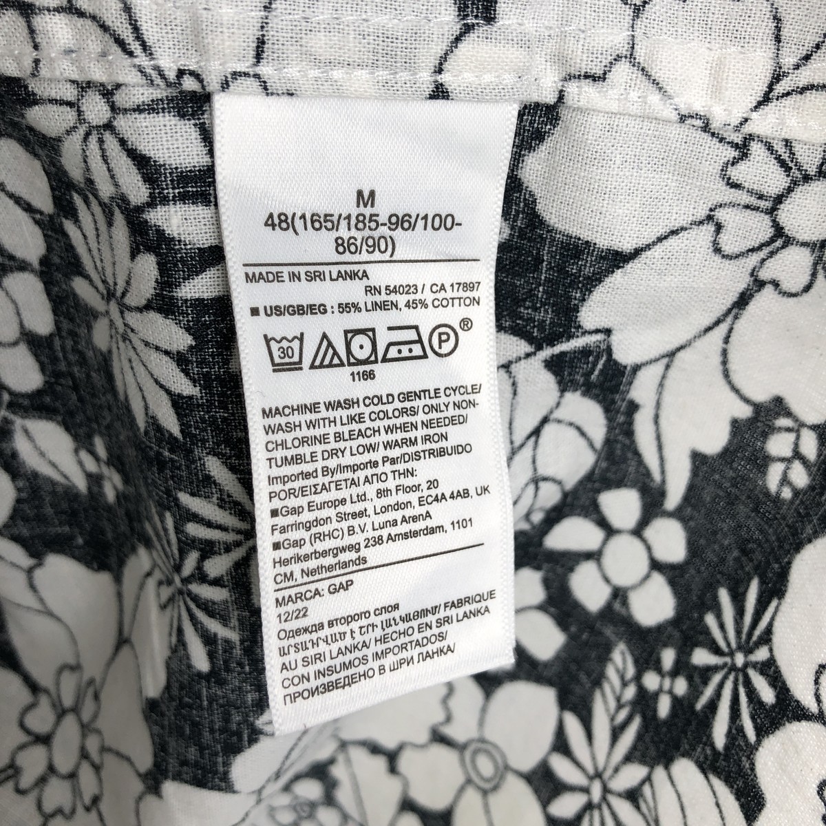 GAP/ギャップ ハワイアンアロハシャツ