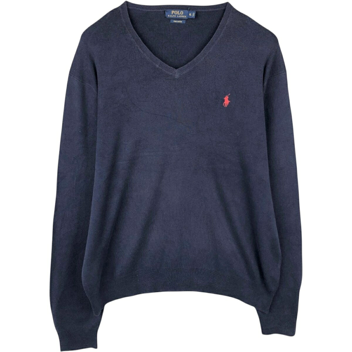 Ralph Lauren/ラルフローレン POLO RALPH LAUREN  Vネック ピマコットンニットセーター