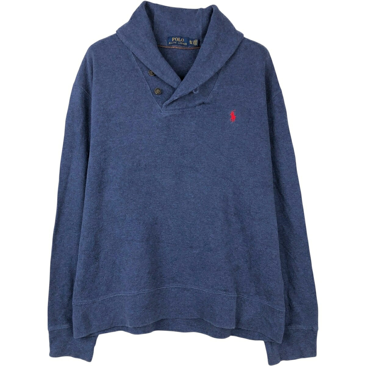 Ralph Lauren/ラルフローレン POLO RALPH LAUREN ショールカラー コットンニットセーター