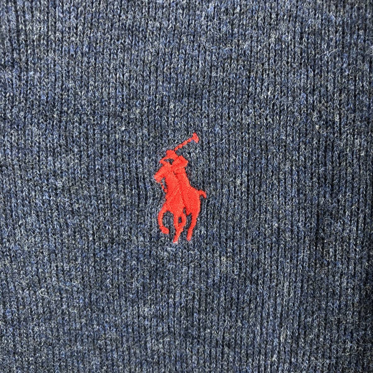 Ralph Lauren/ラルフローレン POLO RALPH LAUREN ショールカラー コットンニットセーター