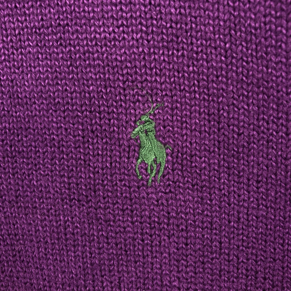 Ralph Lauren/ラルフローレン POLO by Ralph Lauren コットンニットハーフボタンセーター