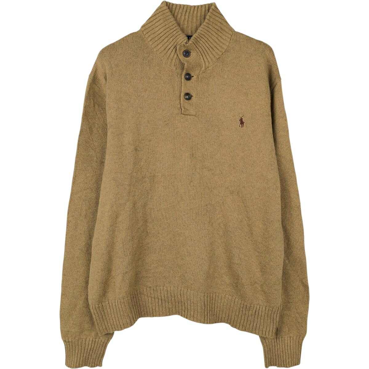 Ralph Lauren/ラルフローレン POLO RALPH LAUREN コットンニットハーフボタンセーター